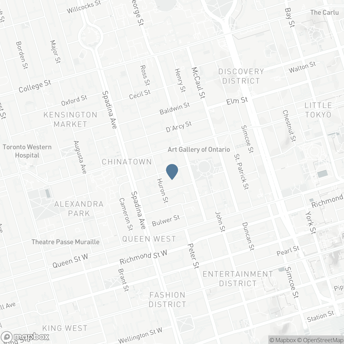25 GRANGE AVENUE, Toronto, Ontario M5T 1C6